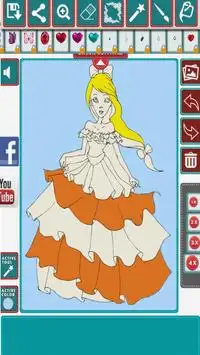 Prinz und Prinzessin Coloring Screen Shot 11