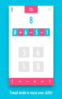 Fourte - Math Game Screen Shot 2