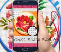 Cross Stitch Coloring By Number-Pixel Art Screen Shot 0