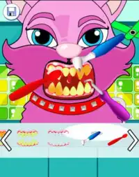 Cat dentist games Screen Shot 2