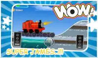 Monster James Train Night Race Screen Shot 1