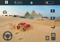 Monster Truck Racing Games 2020：砂漠ゲーム Screen Shot 1