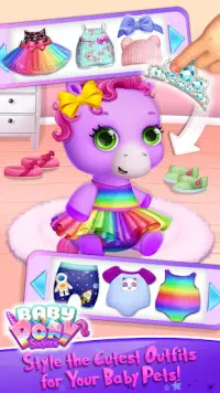 Baby Pony Sisters - Virtual Pet Care & Horse Nanny Screen Shot 2