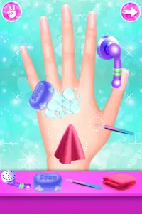 Fashion Nail Salon Manicure Nail Art Game For Girl Screen Shot 2