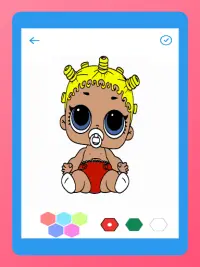 coloring for dolls Screen Shot 8