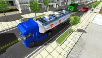 Big Oil Tanker Truck US Oil Tanker Driving Sim Screen Shot 7
