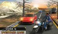 コップバイク警察チェイスハイウェイオートバイスタント3D Screen Shot 8