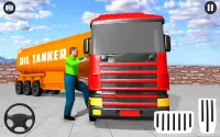 Oil Tanker Truck 3d Game-Free Cargo Truck game Screen Shot 0