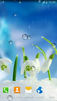 Spring Flower Live Wallpaper Screen Shot 1