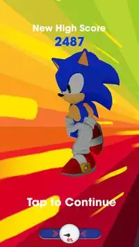 Subway Sonic Surf - Dash & Run Screen Shot 2