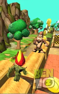 New Ben Alien Boy Rush - Jungle Escape Run Screen Shot 4