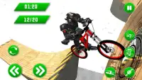 superhero BMX bicycle stunts track Screen Shot 1