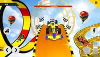 포뮬러 자동차 스턴트 게임 2020: Top Speed formula car games Screen Shot 5