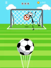 Stickman Soccer Shootout Cup: Penalty Kick game Screen Shot 1