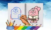 🎨 how to draw ɢυmвaII games free for kids🎨 Screen Shot 3