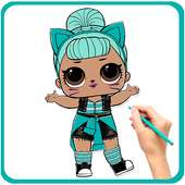 How To Draw LOL Surprise Doll 4