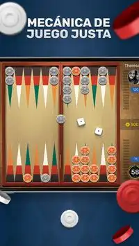 Backgammon Go, juego online gratuito en vivo Screen Shot 2
