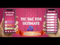 Tic Tac Toe Ultimate (200 Levels) - Emoji Classic Screen Shot 0