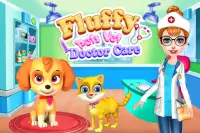 Fluffy Pets Vet Doctor Care Screen Shot 0