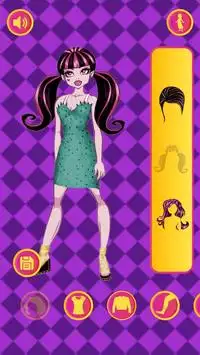 Dress Up Beauty Salon Monster High for Girls Screen Shot 9