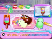 Rainbow Unicorn Foods & Desserts: Game Memasak Screen Shot 2