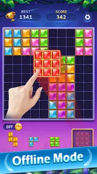 BlockPuz Jewel-Free Classic Block Puzzle Game Screen Shot 4