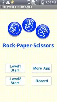 Rock-Paper-Scissors Game Screen Shot 0