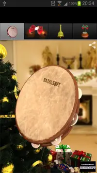 Kerstmuziek - tamboerijn, bel, jingle bells Screen Shot 2