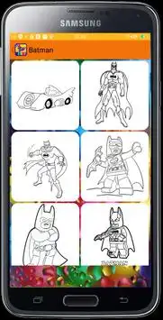 Super Heros Coloring Book Screen Shot 3