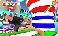 Legendary Stuntman Run 3D: Water Park WipeOut Game Screen Shot 1
