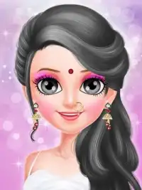 Indian Bridal Wedding Dressup : Makeover Makeup Screen Shot 1