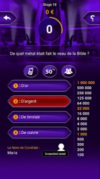 Qui veut gagner the million Screen Shot 4