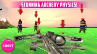 Pnk Girl Apple Shooter Archer expert simulator 3D Screen Shot 0