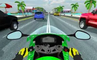 Piloto de tráfego de estrada - 3D Bike Racing Screen Shot 8