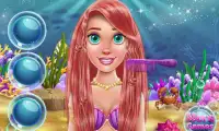 Mermaid Princesa novo penteado Screen Shot 2