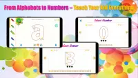 Kids ABC and 123 Tracing Game Screen Shot 1