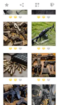 武器パズル：銃を備えた無料のスマートモザイク Screen Shot 1