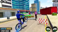 Police BMX Bicycle Street Gangster Shooting Game Screen Shot 4