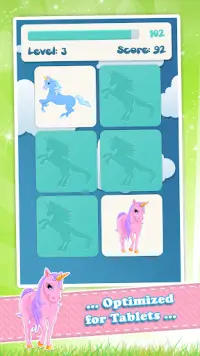 Memory game for kids: Unicorns Screen Shot 5
