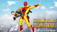 Strange Robot Superhero: 3D Robot Spider battle Screen Shot 3