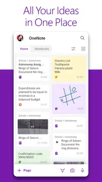 Microsoft OneNote: Save Notes Screen Shot 0