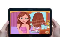 Schöne Frisuren - Mädchen Spiele Screen Shot 0