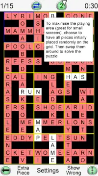 Jigsaw Crossword Screen Shot 3