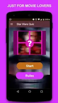 Star Wars Quiz Screen Shot 0