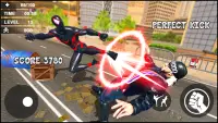 lucha araña stickman:sombra juegos héroe de cuerda Screen Shot 0