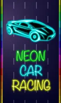 Neon Car Racing Screen Shot 0