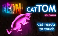 Neon del gato Tom Holograma Screen Shot 1