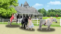 Pony and rider dress-up fun Screen Shot 0