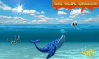 青い鯨の泳ぐ人生シミュレータ - 深海の3Dゲーム Screen Shot 3