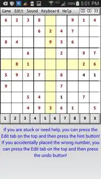 Simple Basic Sudoku Screen Shot 2